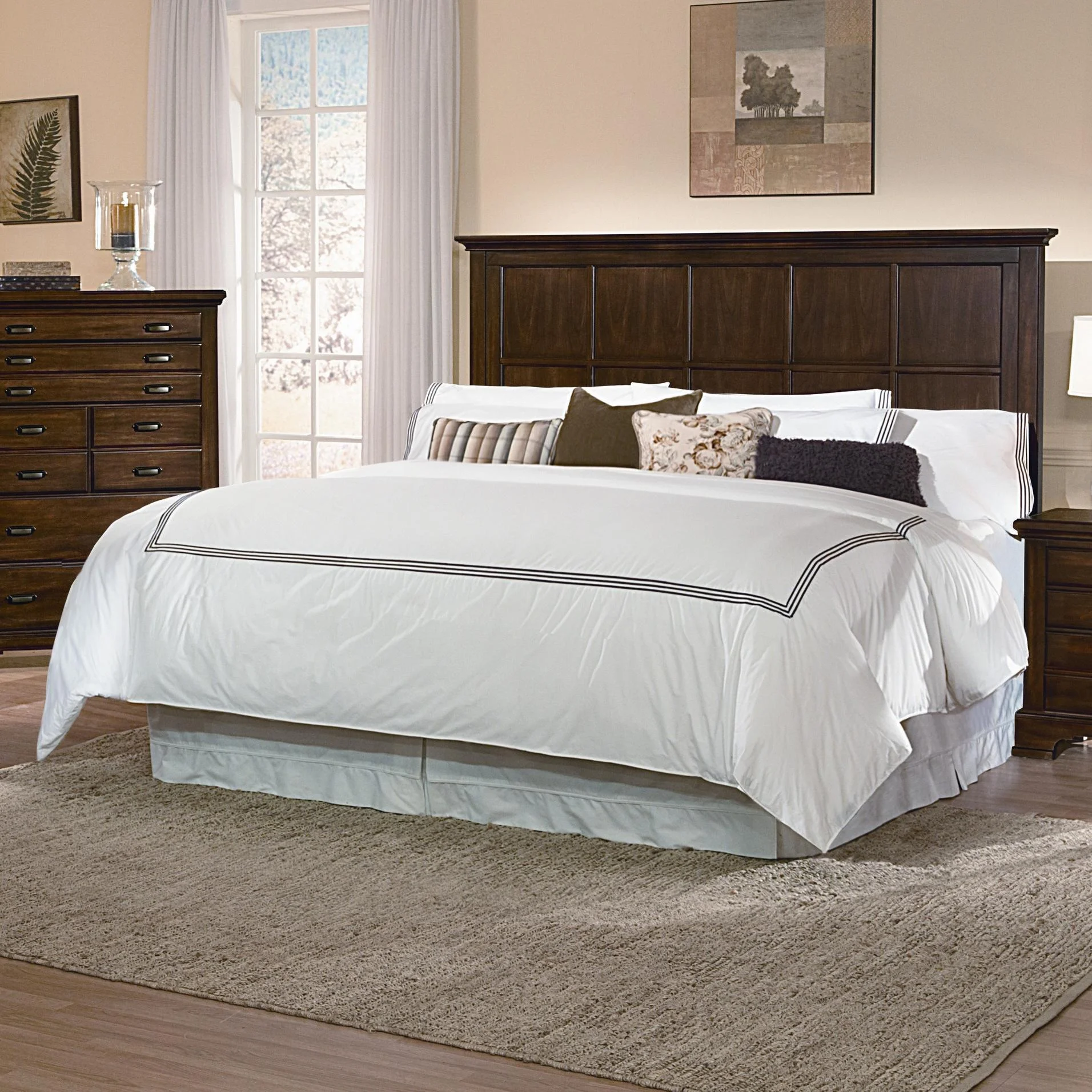 Vaughan Bassett 790 Crafted OakNatural 790558 Full/Queen Window